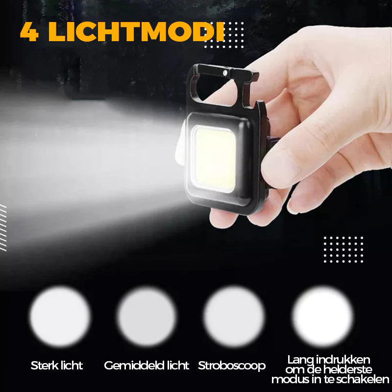 MiniPowerLamp™ - SMART Led sleutelhanger noodverlichting | (Tijdelijk 1+1 GRATIS)