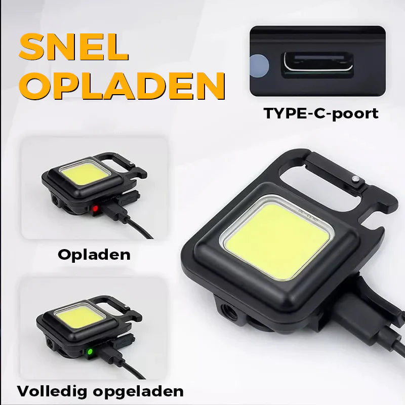 MiniPowerLamp™ - SMART Led sleutelhanger noodverlichting | (Tijdelijk 1+1 GRATIS)