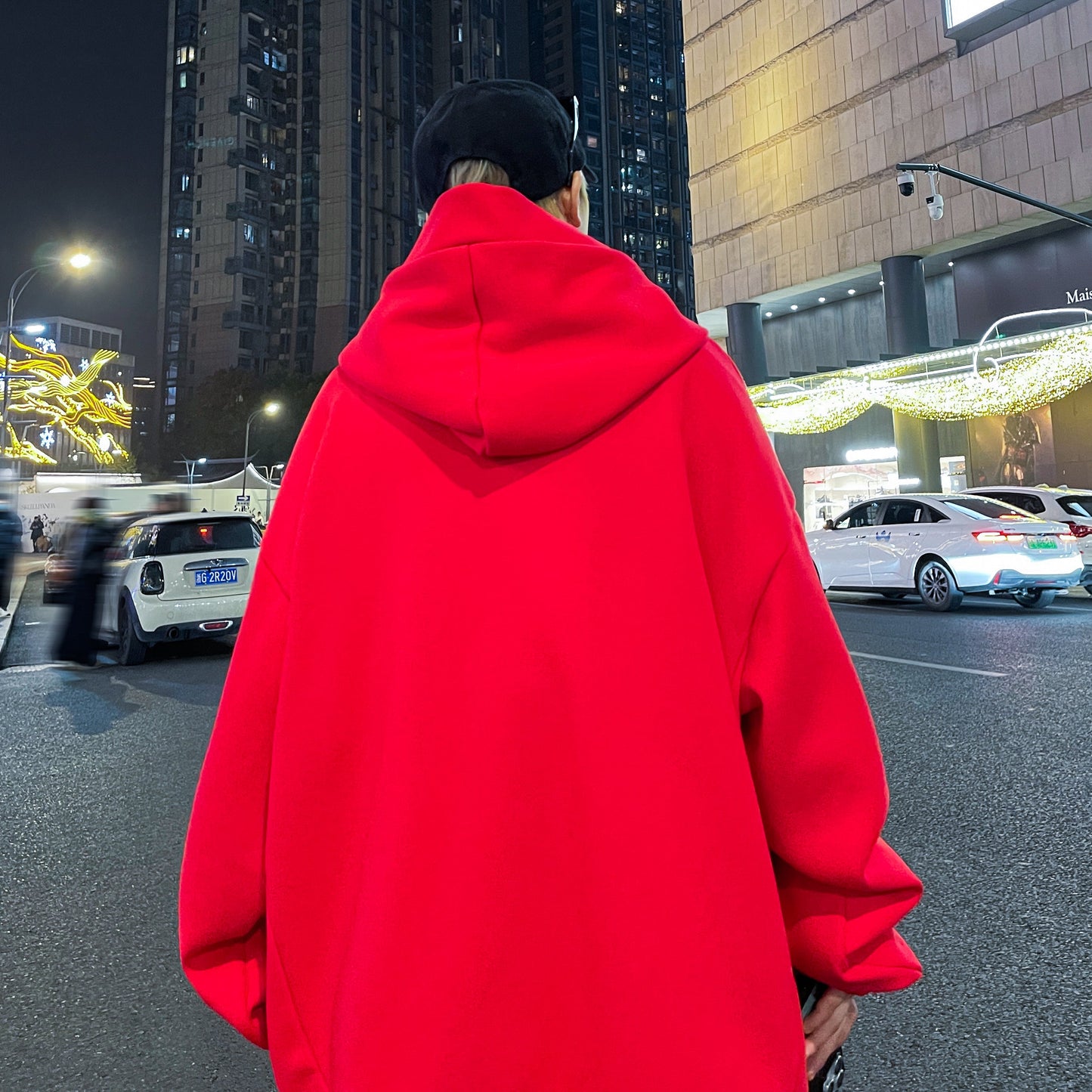 ⭐Ninja Double Neckline Cotton Hip Hop Hoodie™ | Next level street style