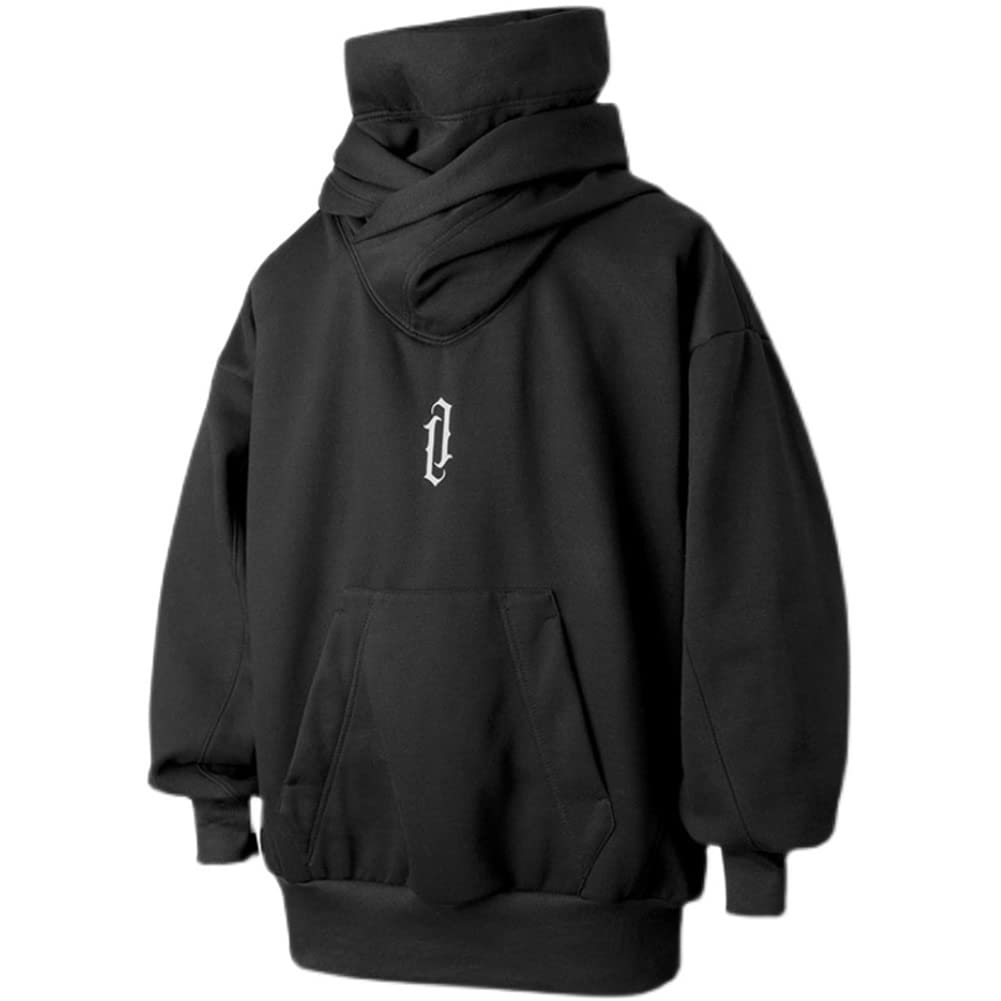 ⭐Ninja Double Neckline Cotton Hip Hop Hoodie™ | Next level street style