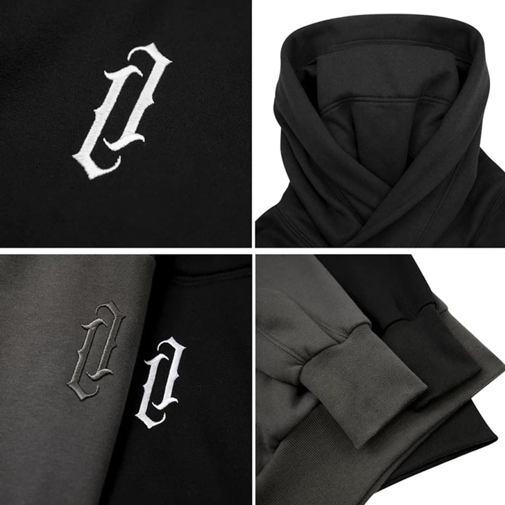⭐Ninja Double Neckline Cotton Hip Hop Hoodie™ | Next level street style