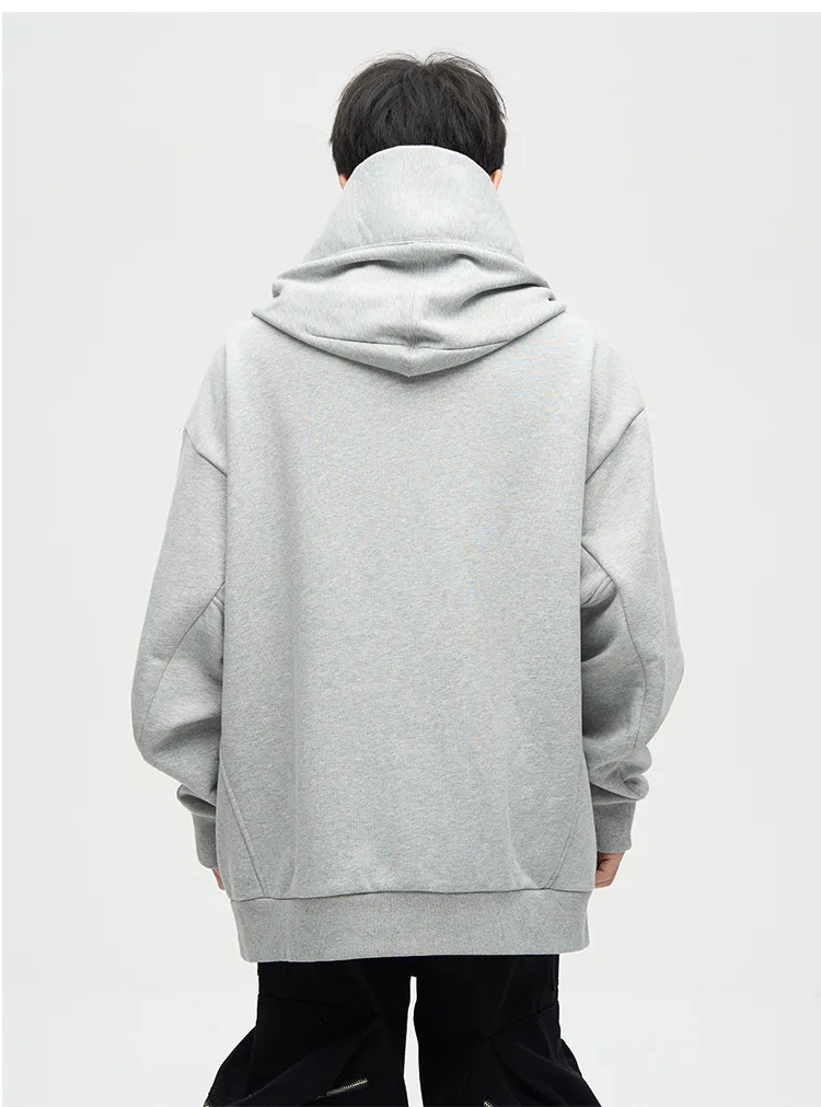 ⭐Ninja Double Neckline Cotton Hip Hop Hoodie™ | Next level street style
