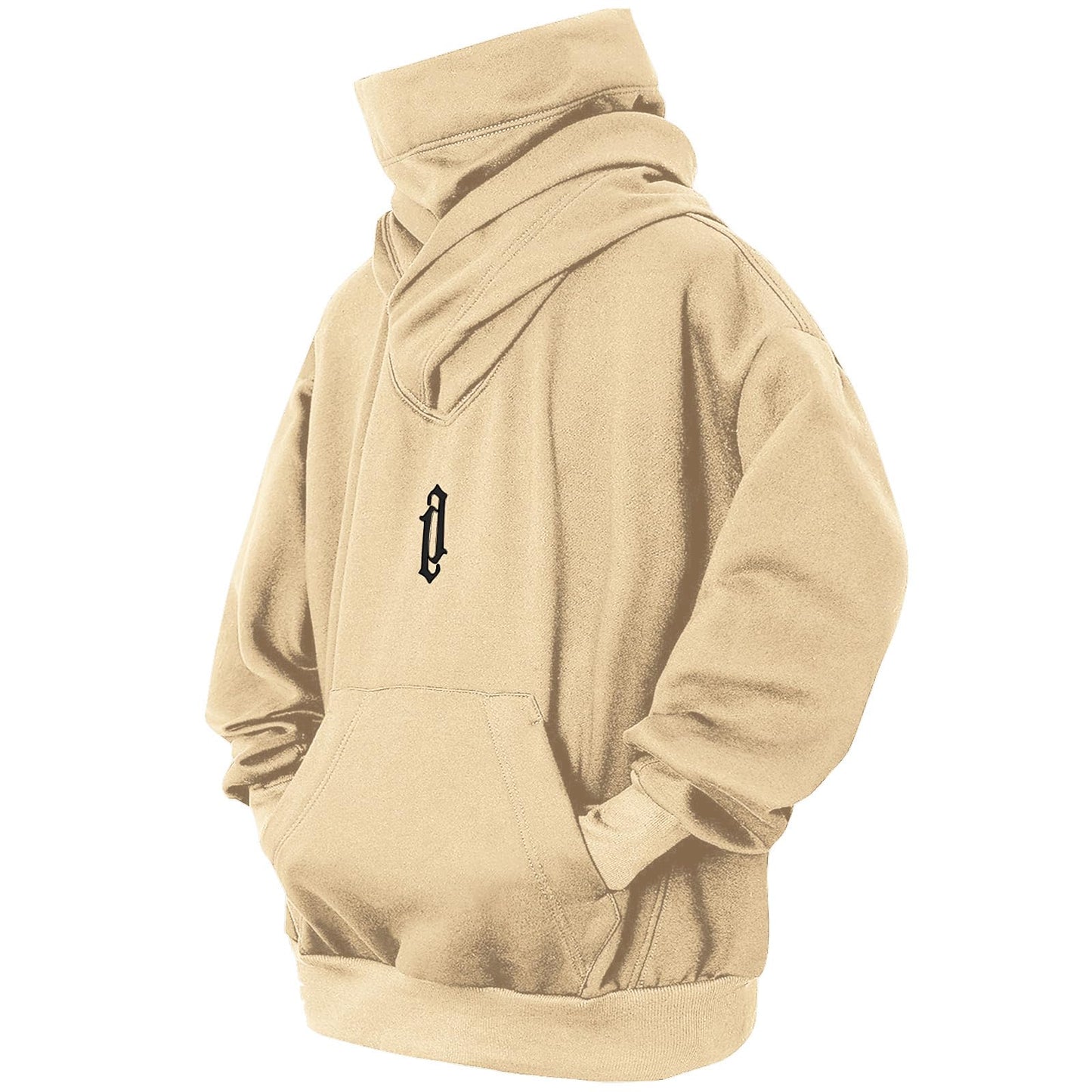 ⭐Ninja Double Neckline Cotton Hip Hop Hoodie™ | Next level street style