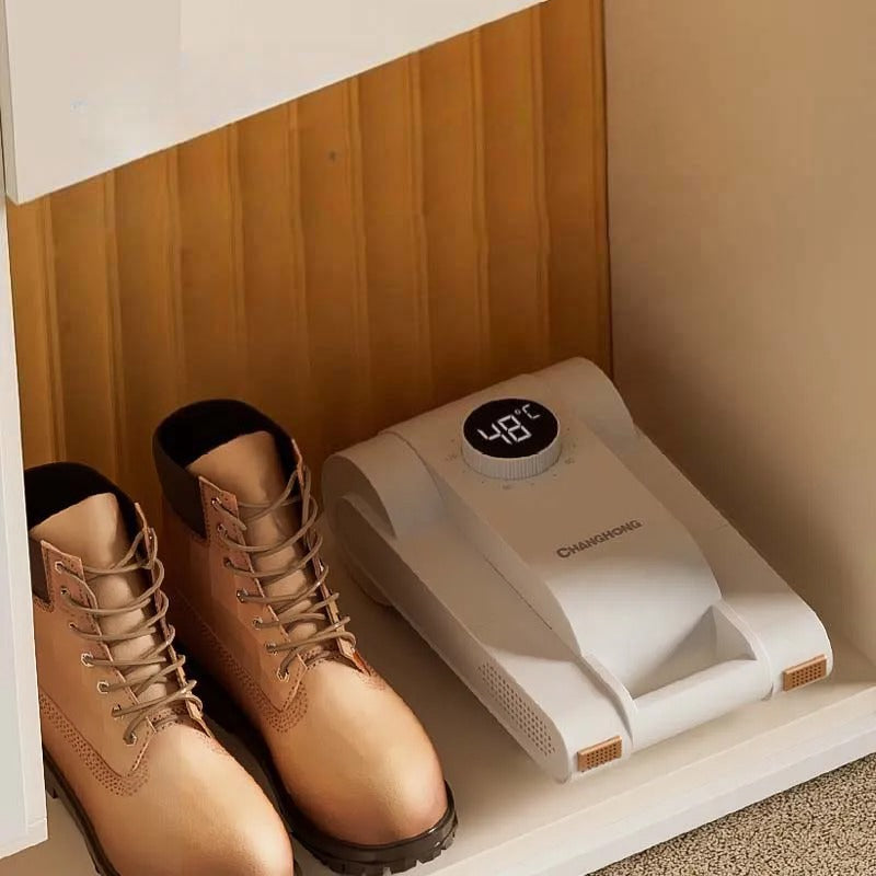 E-Droger™ | Vaarwel natte stinkende schoenen