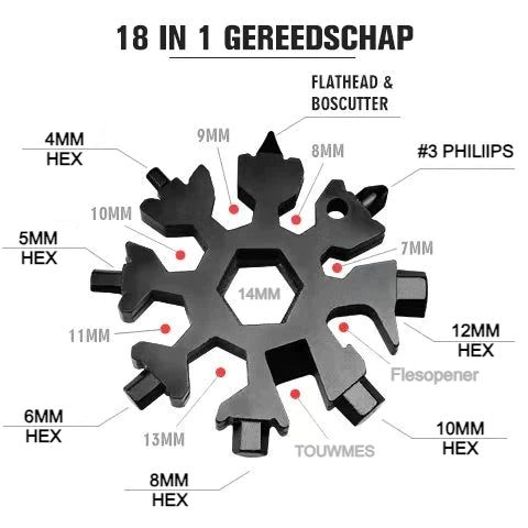 Snowflake™ 18-in-1 Multi-Tool (1+1 GRATIS)