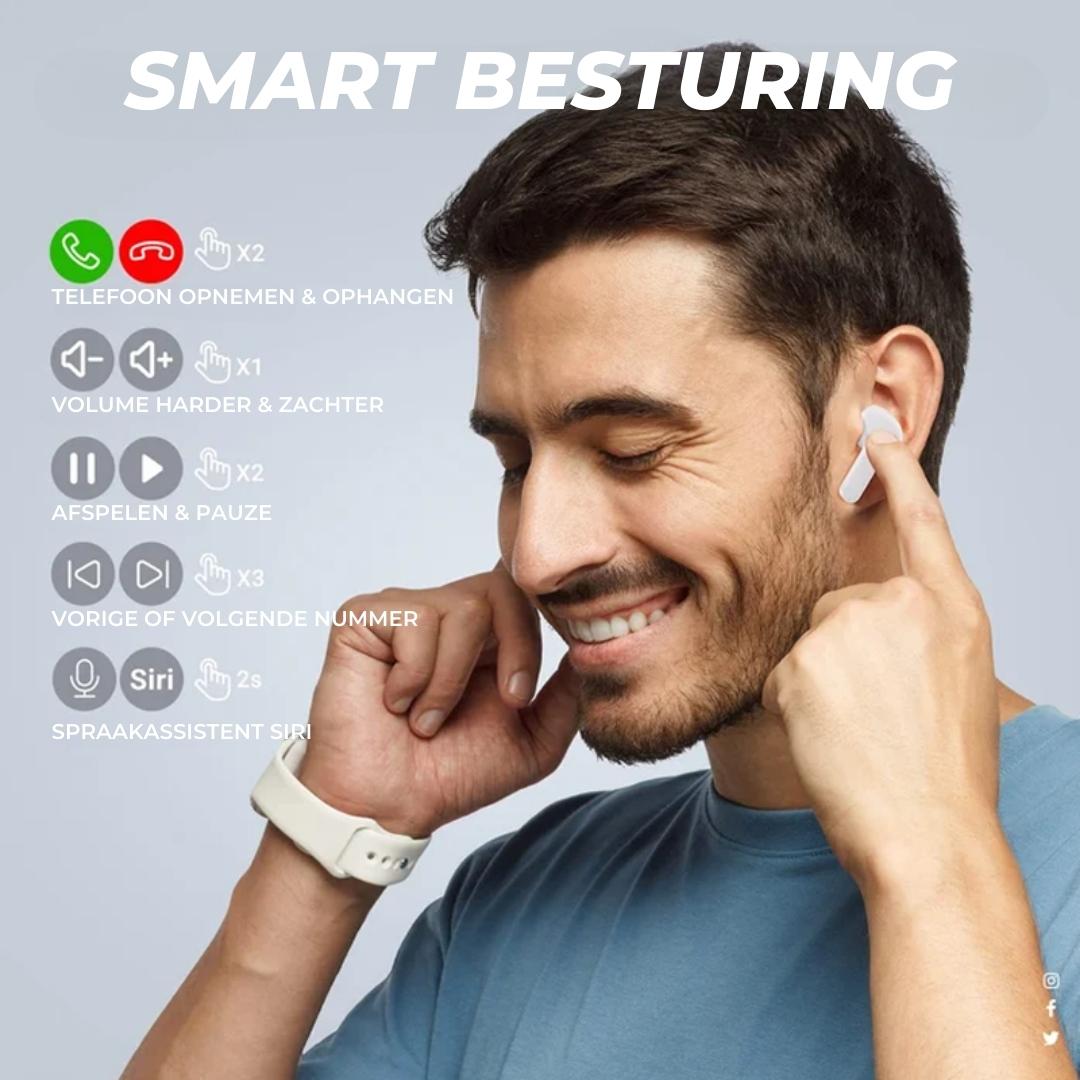 MaxiPods™ - Waterdichte draadloze oortjes met noise cancelling