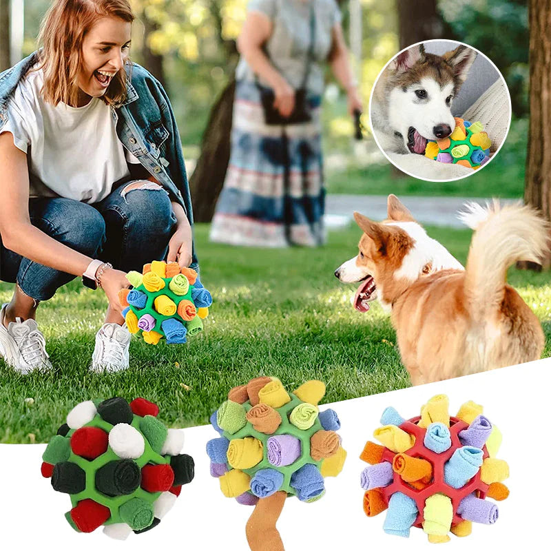 Snuf&Snack Bal™ - Speelplezier en smullen voor je viervoeter!