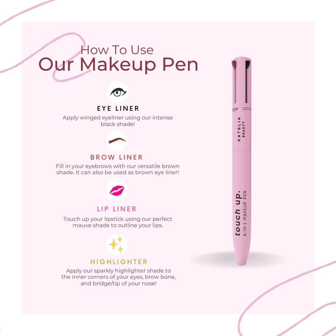 4 in 1 Cosmetica Pen™ (Eye, Brow, LipLiner & Highlighter) 1+1 gratis!