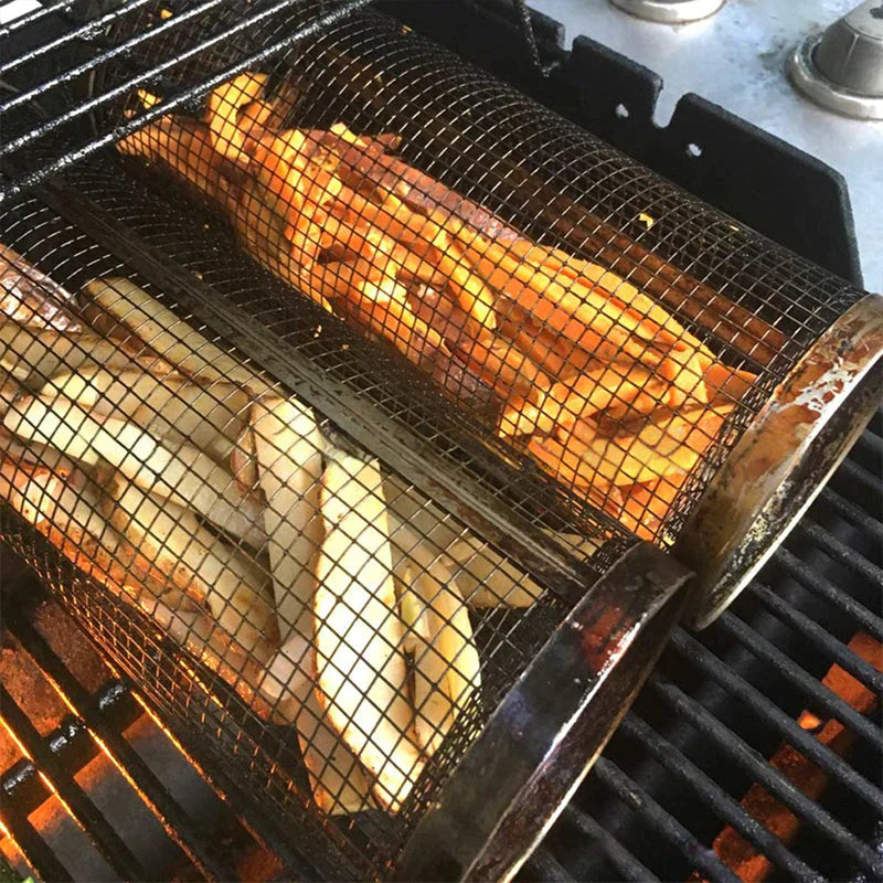 BBQ-RolMand™ - houdt je bbq schoon en geeft je een complete maaltijd (1+1 GRATIS)