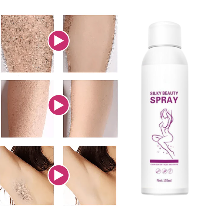 SILKY™ | Nieuwe Ontharing-Spray voor een zijdezachte huid (1+1 Gratis)
