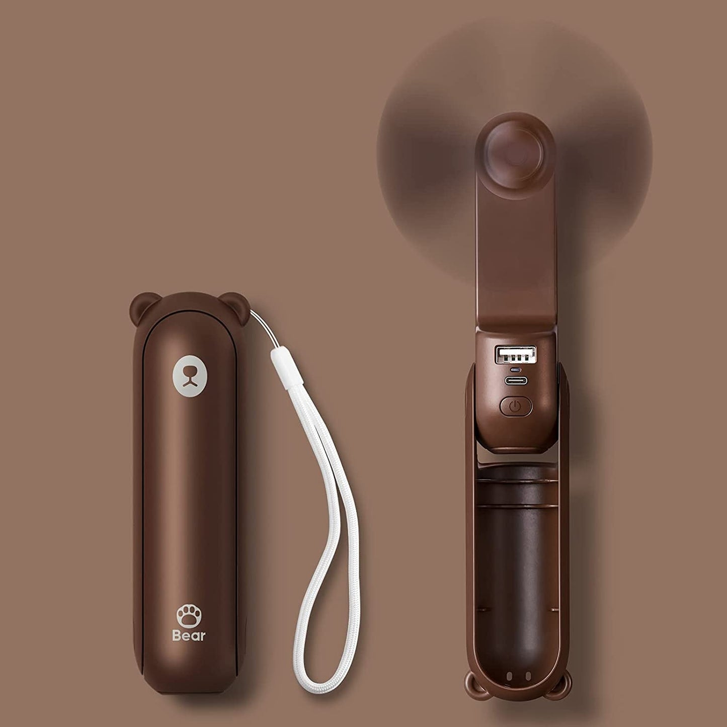 Glampy-Fan™ | Draagbare Mini Ventilator + Powerbank + Zaklamp in 1 GADGET