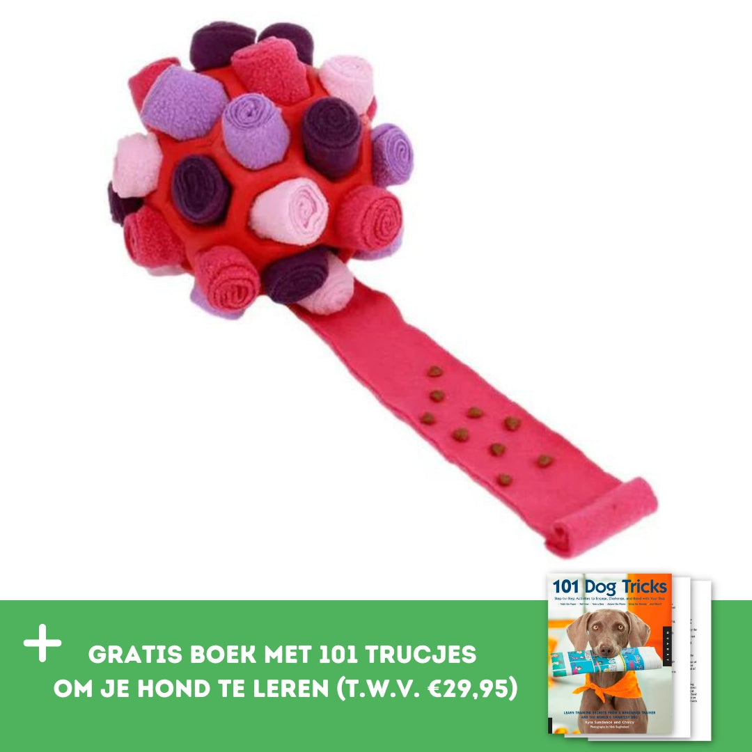 Snuf&Snack Bal™ - Speelplezier en smullen voor je viervoeter!