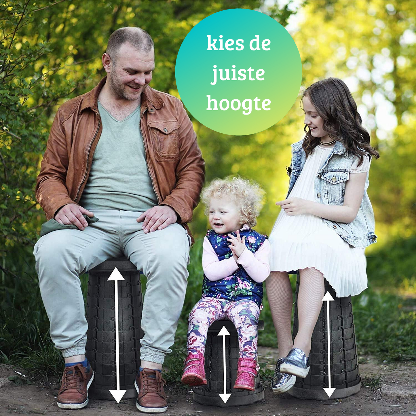 Telescoop Kruk Pro™ - Altijd en overal een lichtgewicht zitplek bij je!