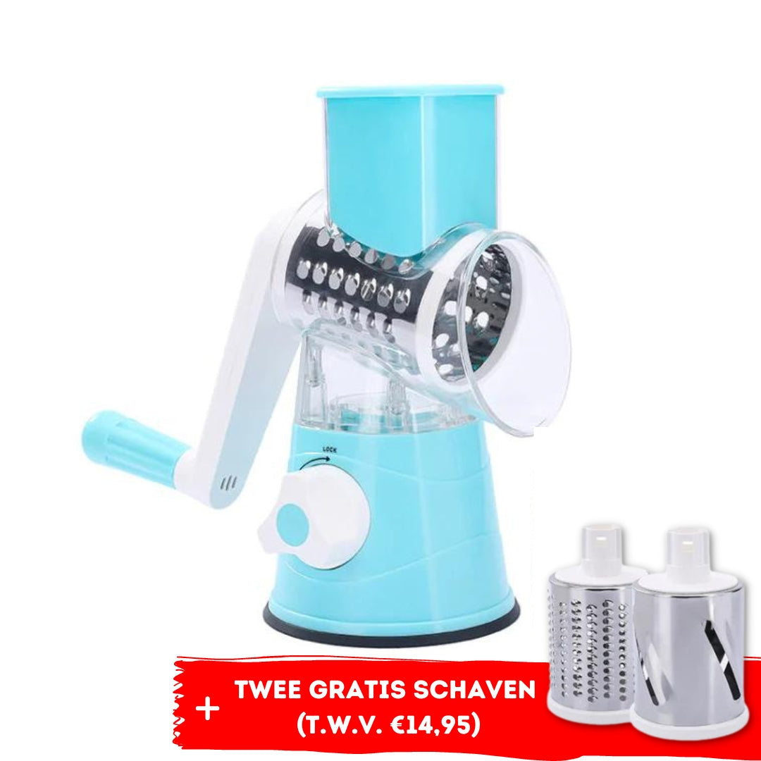 PowerRasp™ - Snel gezond voedsel op tafel, nu met 2 gratis schaven t.w.v. 14,95