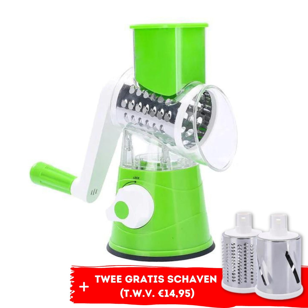 PowerRasp™ - Snel gezond voedsel op tafel, nu met 2 gratis schaven t.w.v. 14,95