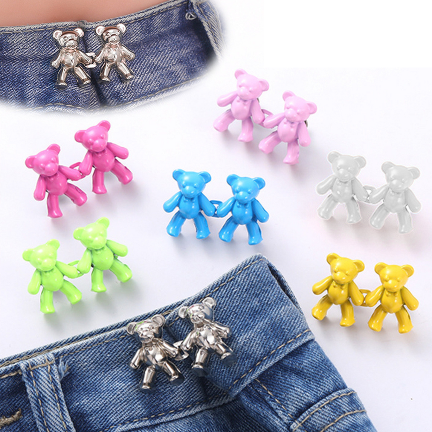 Verstelbare Taille Pins™ - Je kleding perfect om je taille (1 +1 GRATIS)
