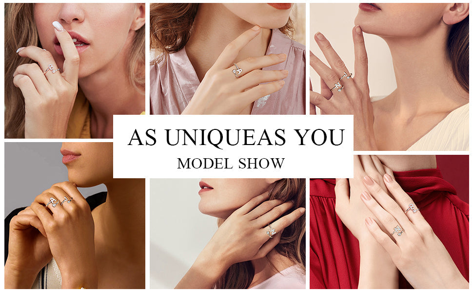 Letter-Ring⢠| Customized One-size ringš