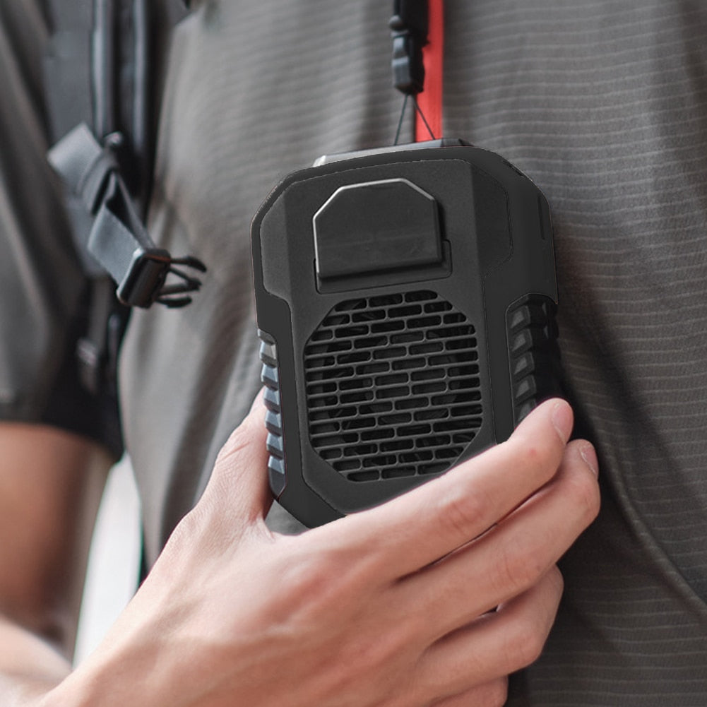 Body Fan met powerbankâ„¢- houdt je lichaam koel en je spullen opgeladen
