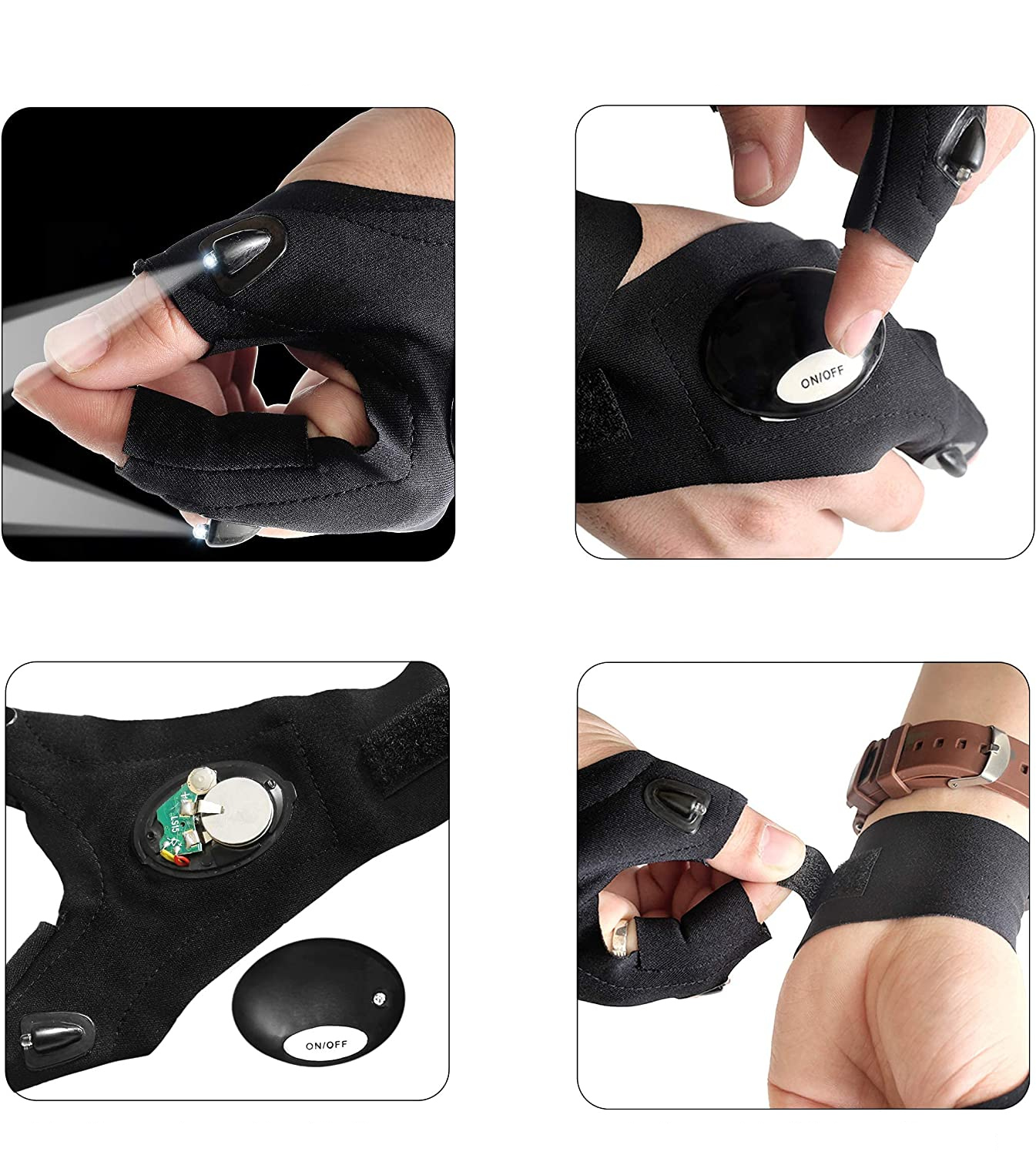 LED Handschoen™ | handsfree licht in het donker