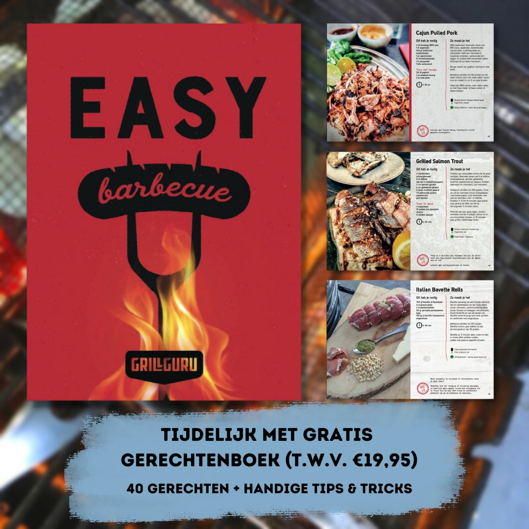 BBQ-RolMand™ - houdt je bbq schoon en geeft je een complete maaltijd (1+1 GRATIS)