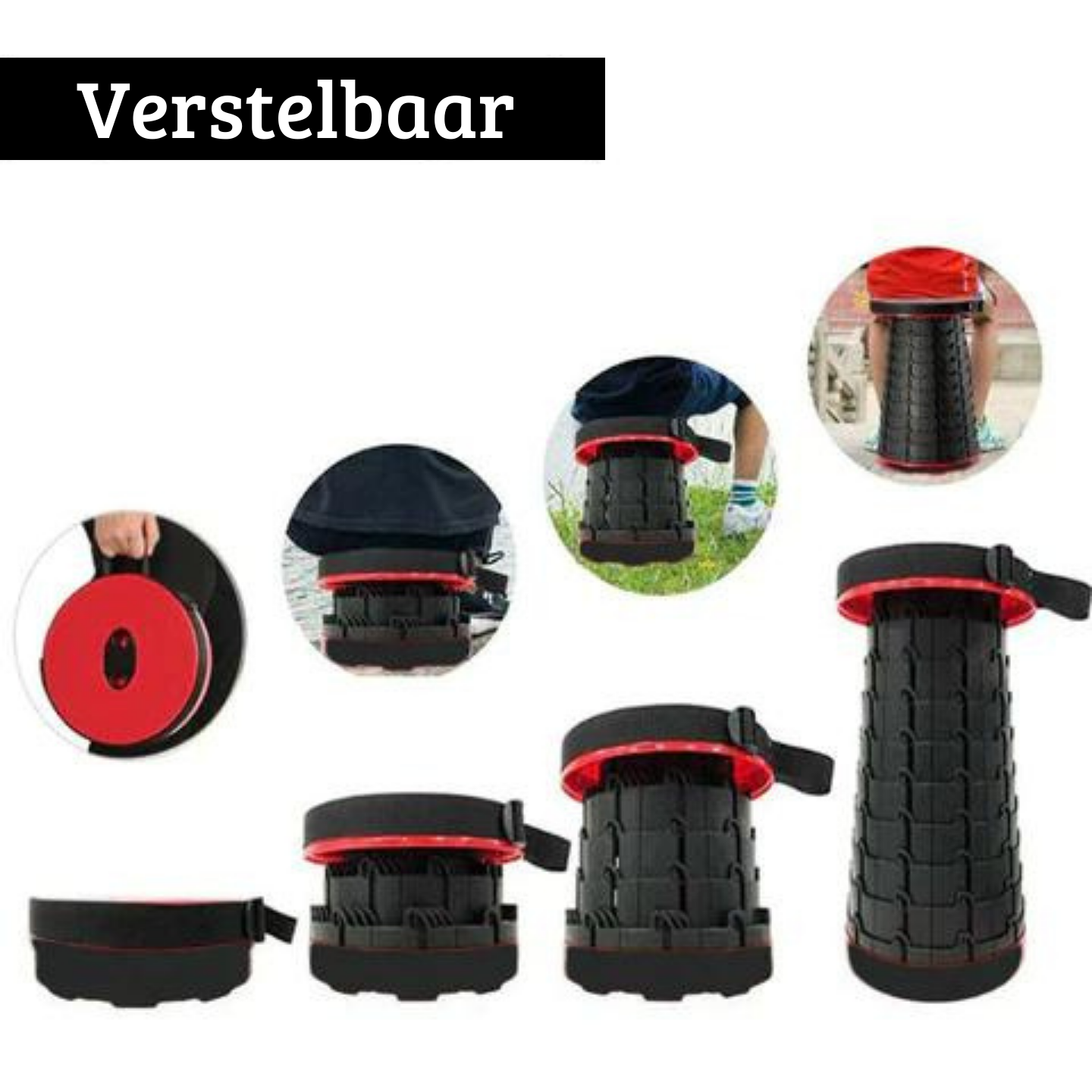 Telescoop Kruk Pro™ - Altijd en overal een lichtgewicht zitplek bij je!