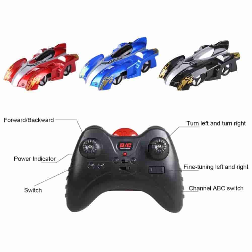 Spiderman Racer™ | Maak van je plafond en muren een racebaan