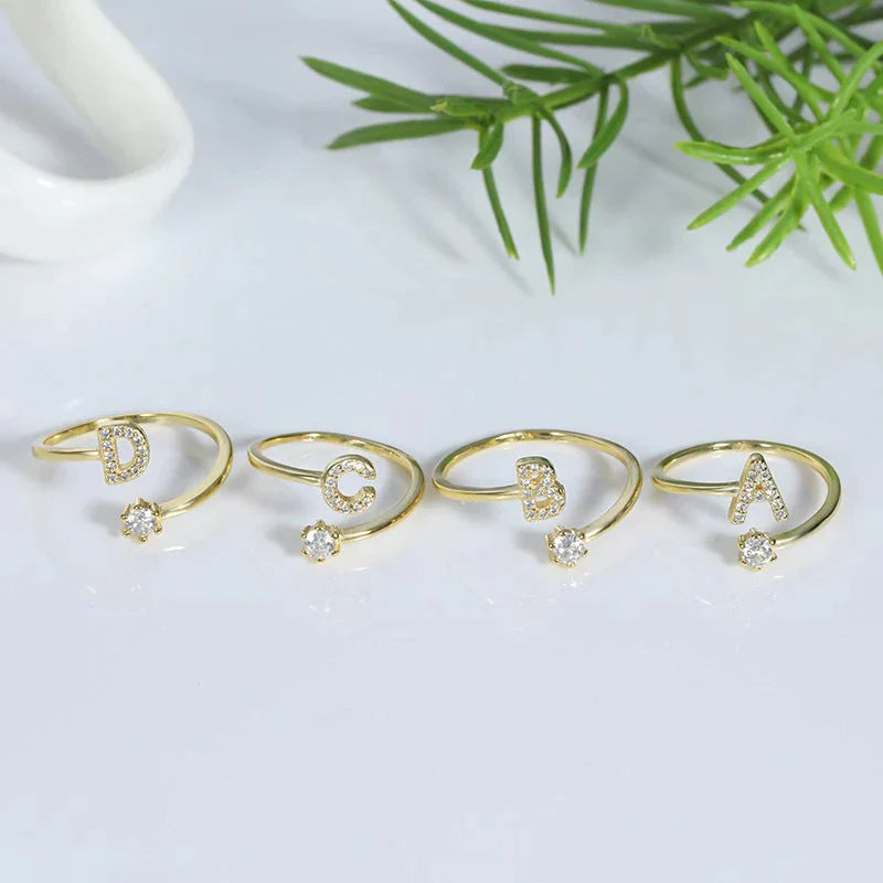 Letter-Ring⢠| Customized One-size ringš