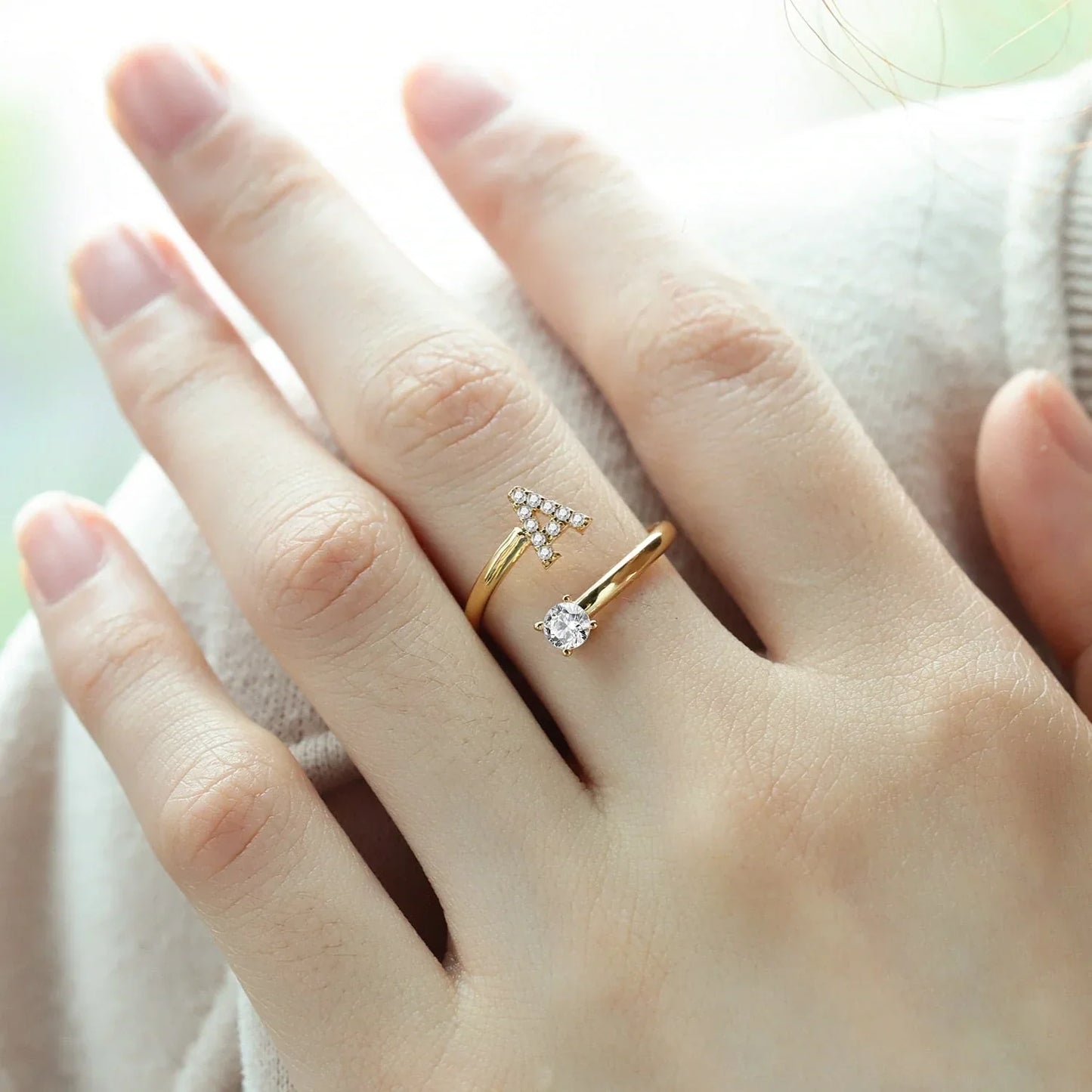 Letter-Ring⢠| Customized One-size ringš