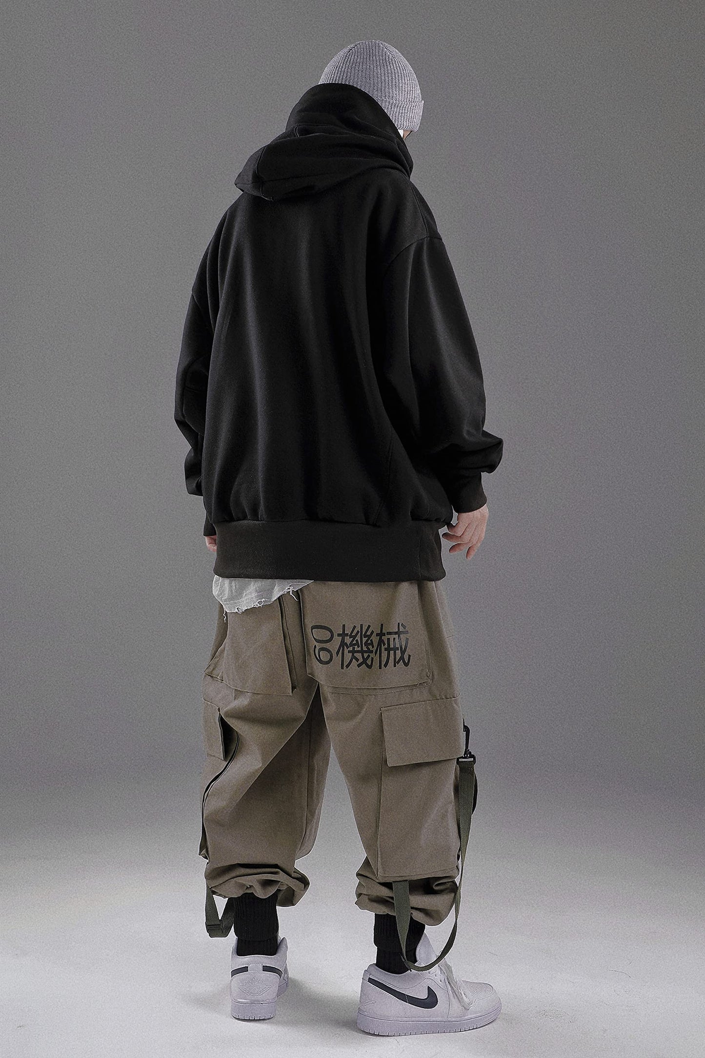 ⭐Ninja Double Neckline Cotton Hip Hop Hoodie™ | Next level street style