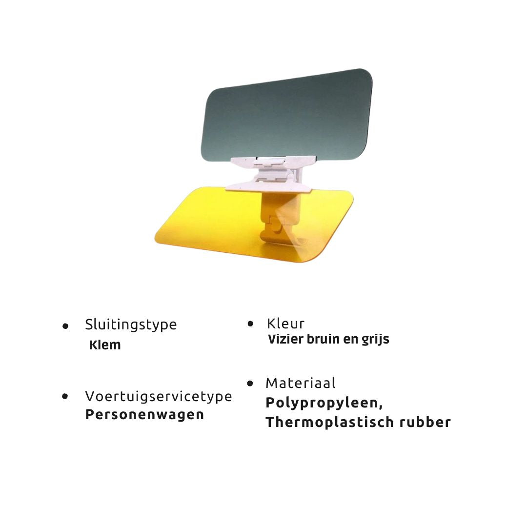 ClearView Auto-Dim Zonneklep™ | Nooit meer verblind