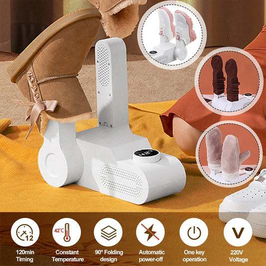 E-Droger™ | Vaarwel natte stinkende schoenen