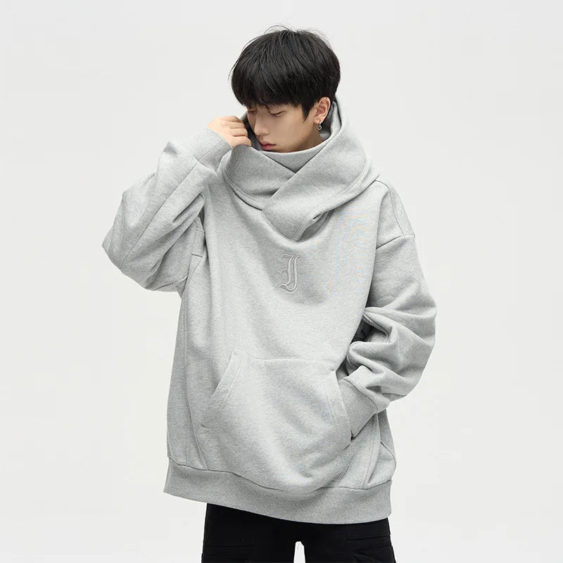 ⭐Ninja Double Neckline Cotton Hip Hop Hoodie™ | Next level street style