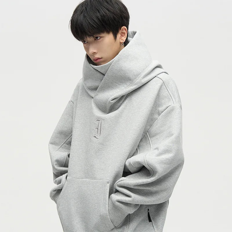 ⭐Ninja Double Neckline Cotton Hip Hop Hoodie™ | Next level street style