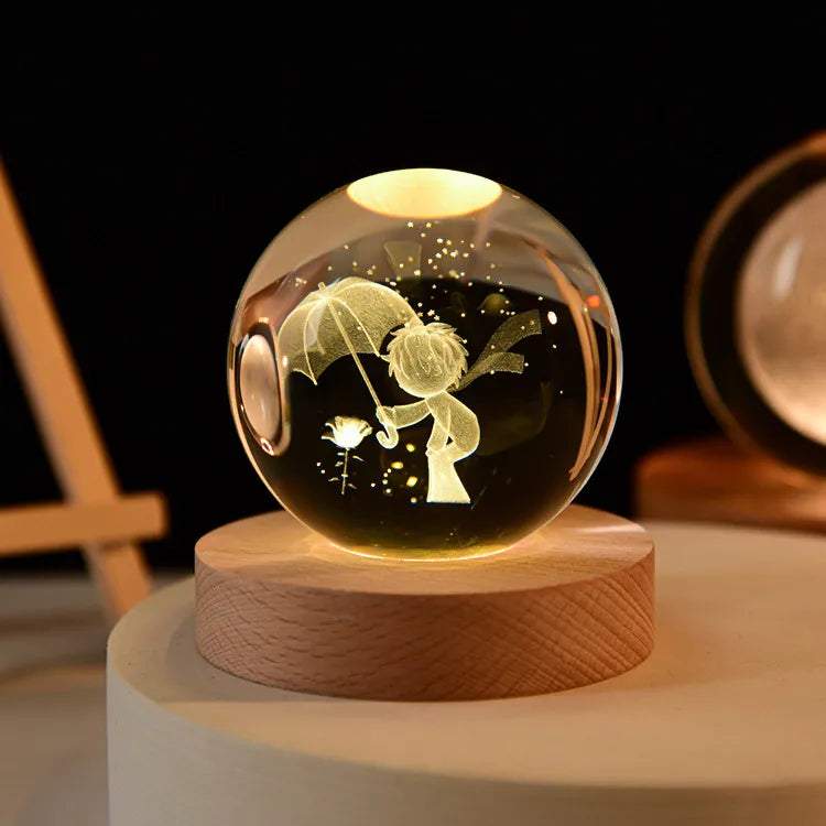 3D Kristallen Bol Lamp™ | Geeft iedere ruimte een nieuwe dimensie