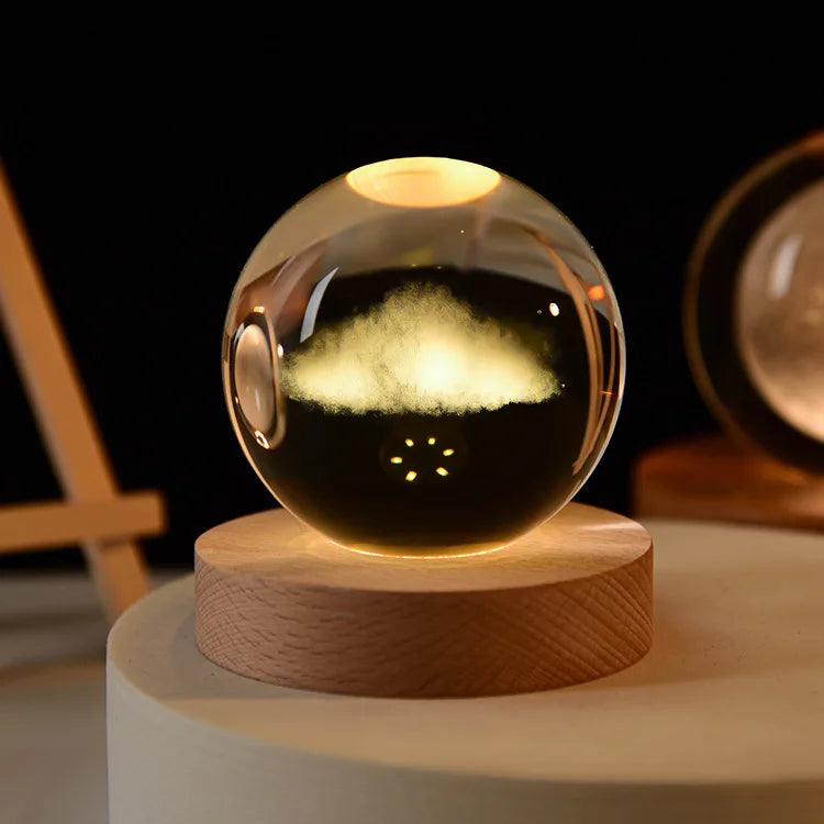 3D Kristallen Bol Lamp™ | Geeft iedere ruimte een nieuwe dimensie