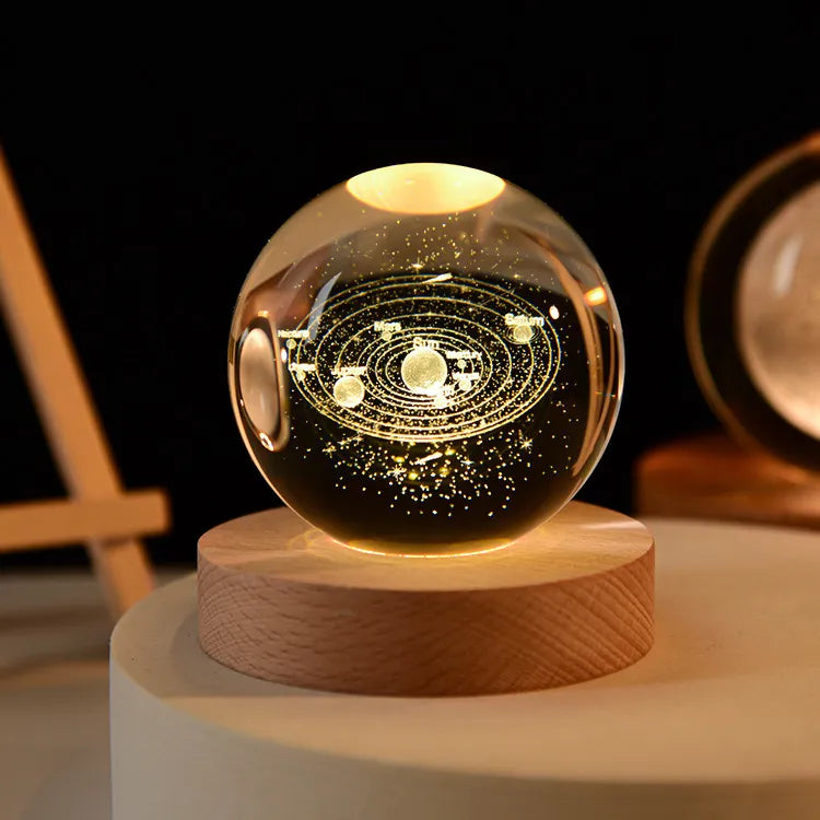 3D Kristallen Bol Lamp™ | Geeft iedere ruimte een nieuwe dimensie