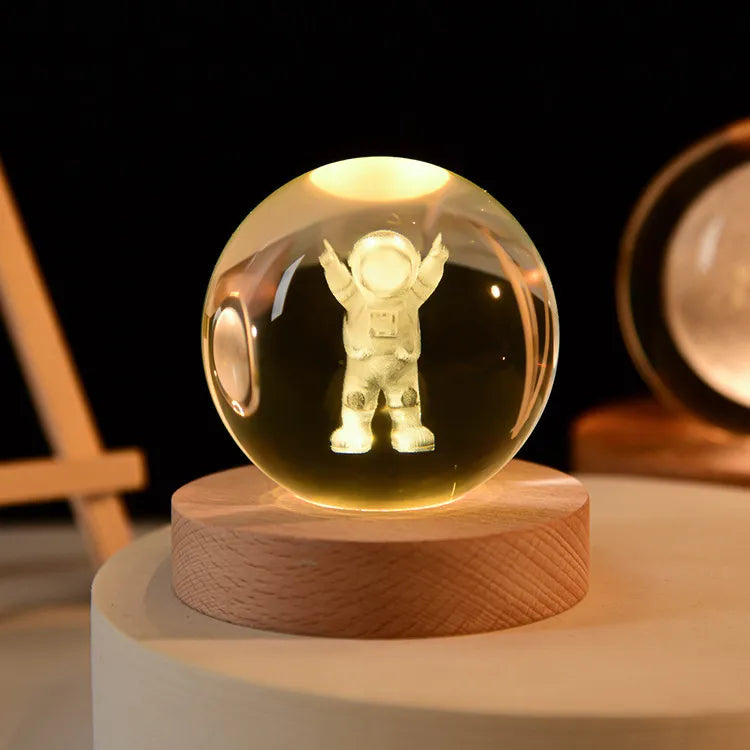 3D Kristallen Bol Lamp™ | Geeft iedere ruimte een nieuwe dimensie