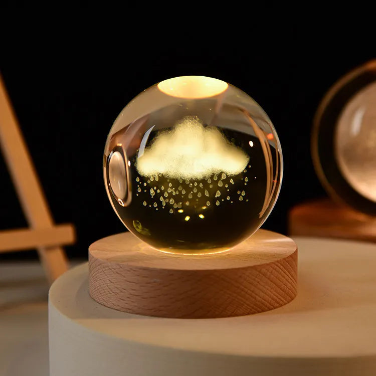 3D Kristallen Bol Lamp™ | Geeft iedere ruimte een nieuwe dimensie