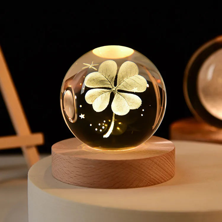 3D Kristallen Bol Lamp™ | Geeft iedere ruimte een nieuwe dimensie