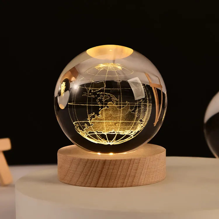 3D Kristallen Bol Lamp™ | Geeft iedere ruimte een nieuwe dimensie