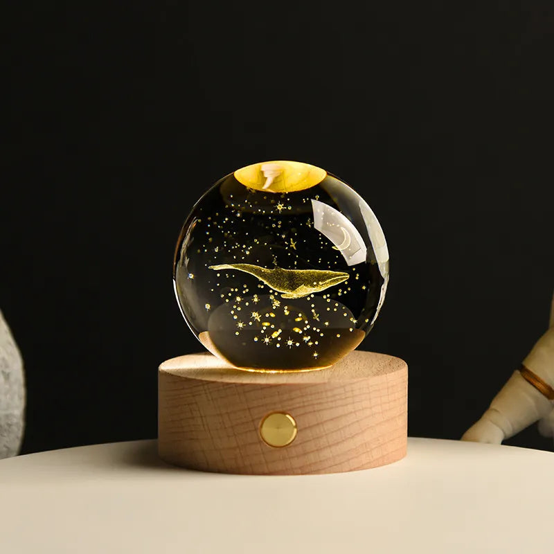 3D Kristallen Bol Lamp™ | Geeft iedere ruimte een nieuwe dimensie