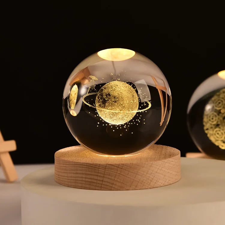 3D Kristallen Bol Lamp™ | Geeft iedere ruimte een nieuwe dimensie