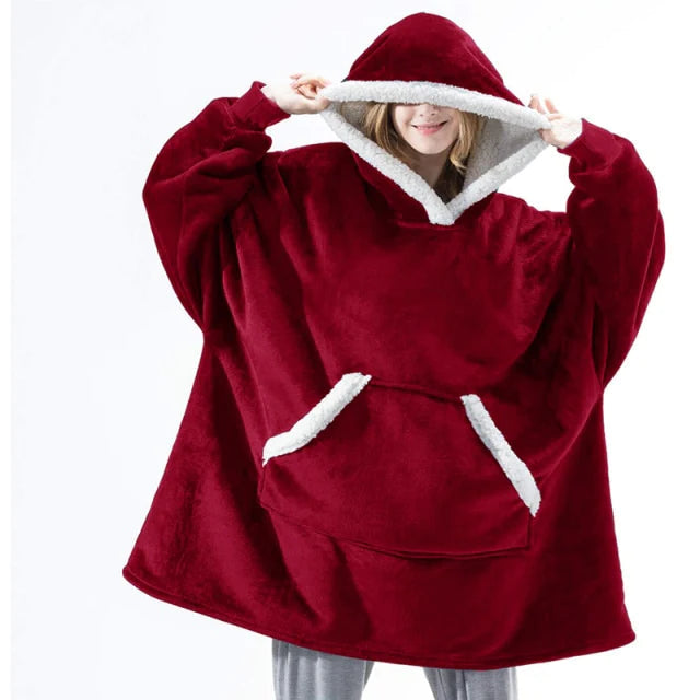 Blanket Hoodie™ | Heerlijk warm en comfy de kou doorstaan