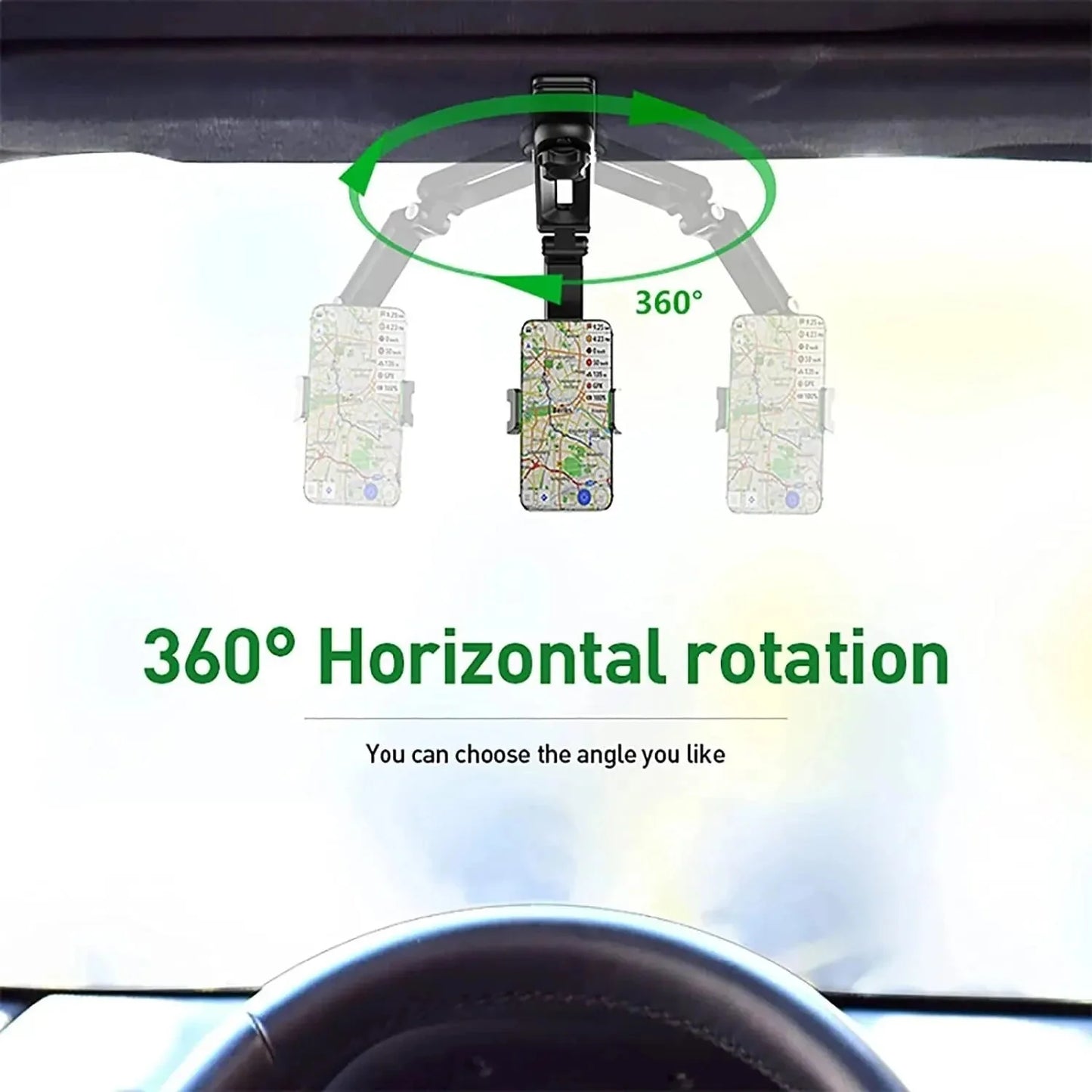 Clip-on telefoonhouder™ | Multifunctionele 360° draaibare houder
