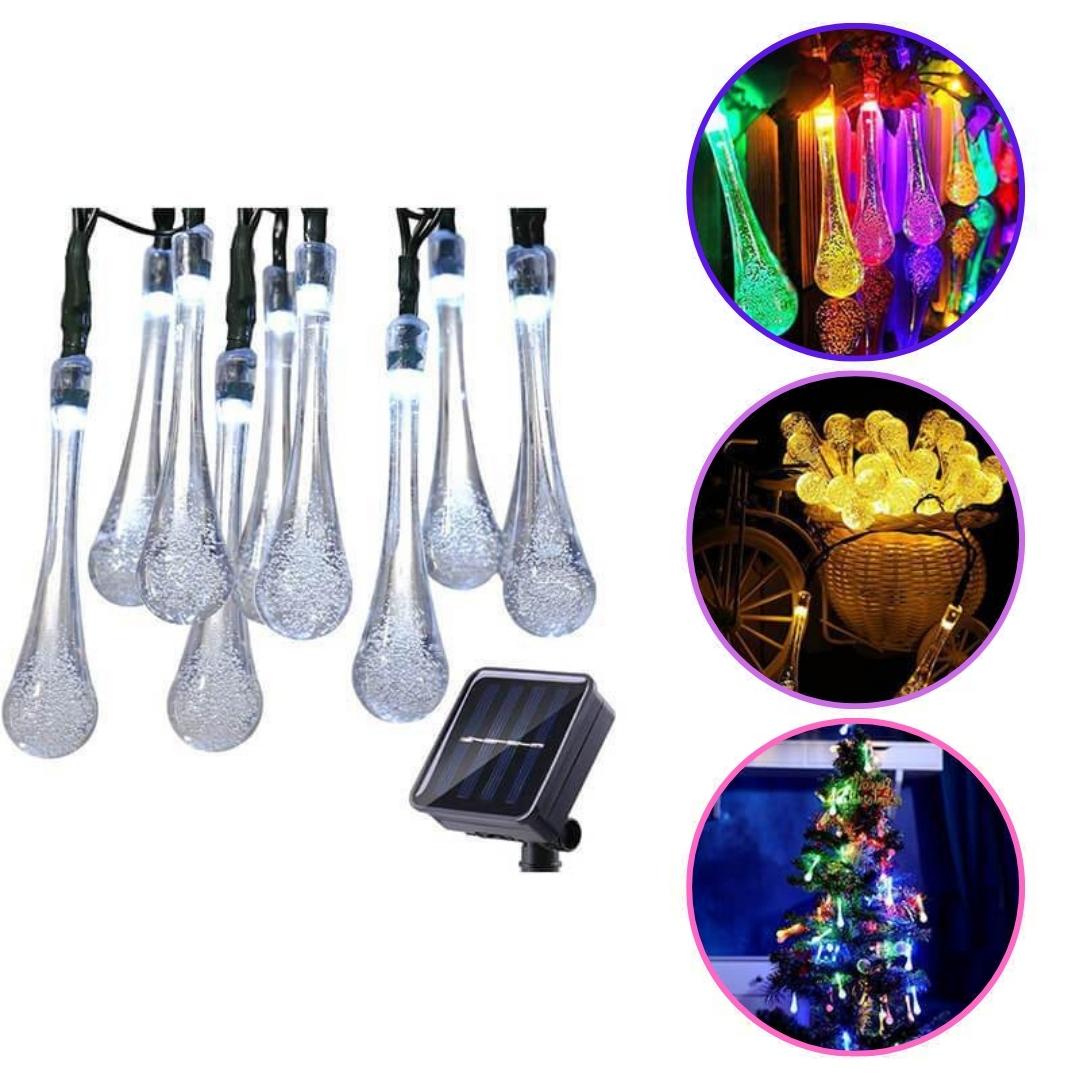 AquaDrop™ - 20 waterdichte lichtjes op zonne-energie, je tuin gratis verlicht!