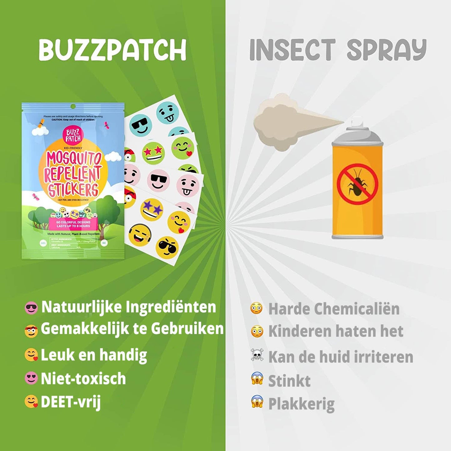 BuzzPatch™- beschermt tegen muggen