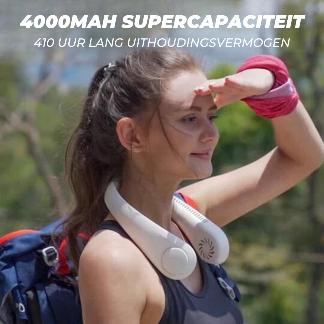 NeckFan™ - Draagbare nek ventilator om overal koel te blijven