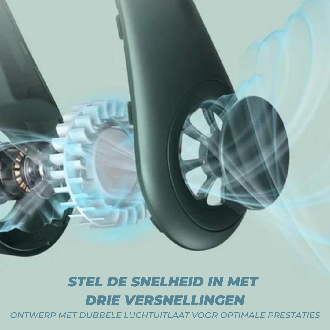 NeckFan™ - Draagbare nek ventilator om overal koel te blijven