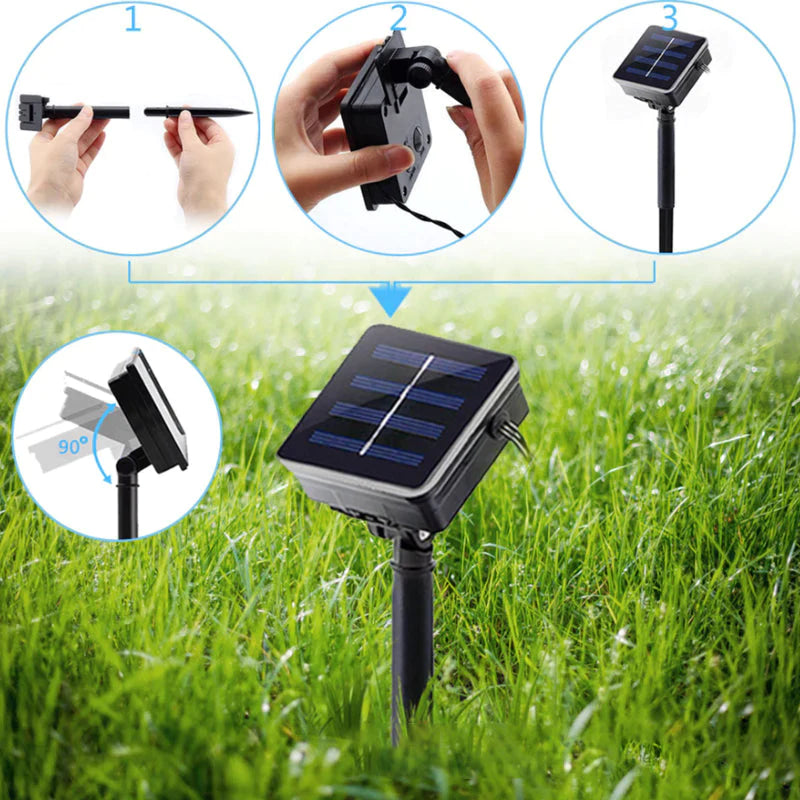 AquaDrop™ - 20 waterdichte lichtjes op zonne-energie, je tuin gratis verlicht!