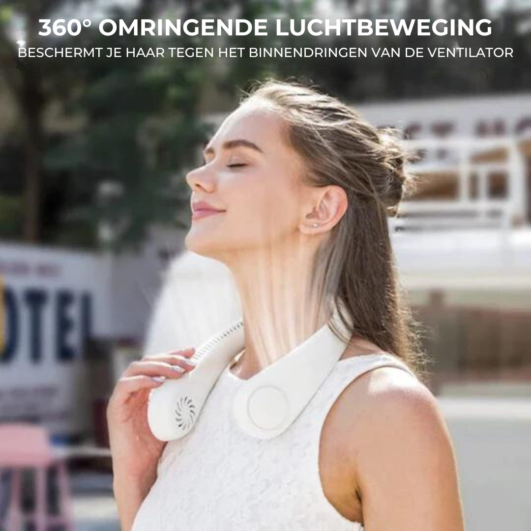 NeckFan™ - Draagbare nek ventilator om overal koel te blijven
